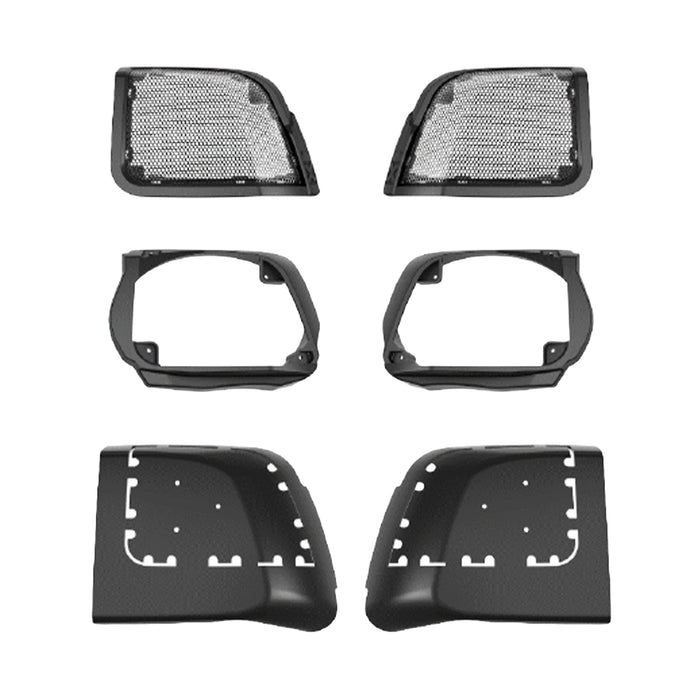 XFHD14 6x9" Cut-in Saddlebag Speaker Lid Kit with Speaker Harness for Select 2014-2023 Harley Davidson Motorcycles (Speakers NOT Included)