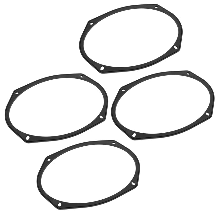 XFHD69L 800W Peak (400W RMS) 6x9" XF-Series 2-Ohm Aftermarket Saddlebag Lid Speakers for Select 1998-up Harley Davidson Motorcycles