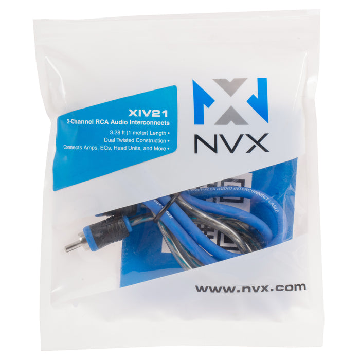 XIV21 3.28 ft (1 meter) 2-Channel V-Series RCA Audio Interconnect Cable