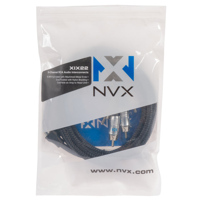 XIX22 6.56 ft (2 meter) 2-Channel X-Series RCA Audio Interconnect Cable