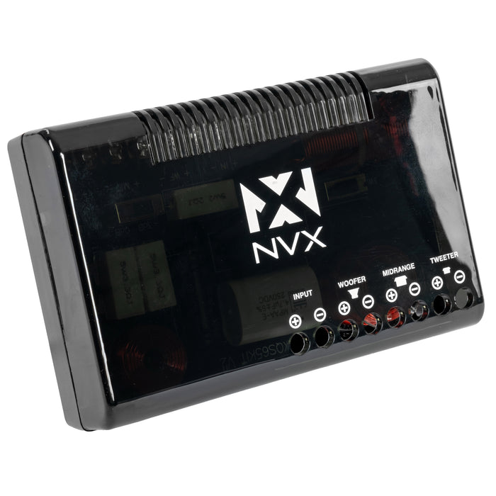 XQS65KITv2 600W Peak (300W RMS) 6.5" X-Series 2-Way Component Speaker System with Carbon Fiber Cones and 30mm Silk Dome Tweeters