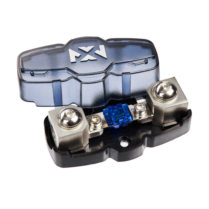 25 Ft Total 8 Gauge OFC AWG 12.5' BLUE / 12.5' BLACK Power - Foto 3