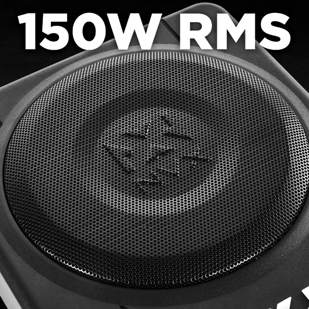 QBUS8P 300W Peak (150W) RMS 8" Ported Amplified Loaded Under Seat Subwoofer System