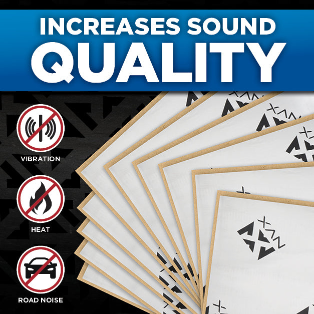 SDSK2 1.38 Square Feet Sound Deadening Speaker Kit (Two 10" x 10" Pieces)