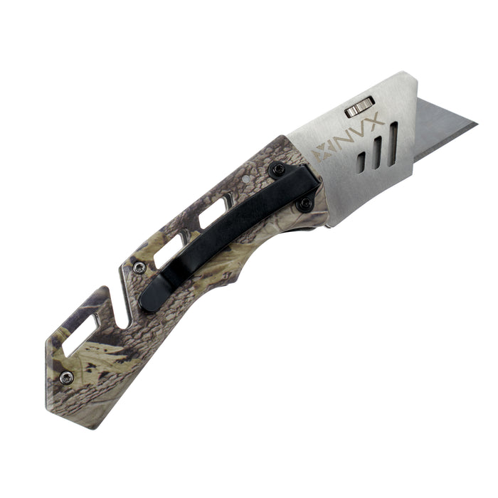 VKN2GC Gray Camo Handle Stainless Steel Utility Knife