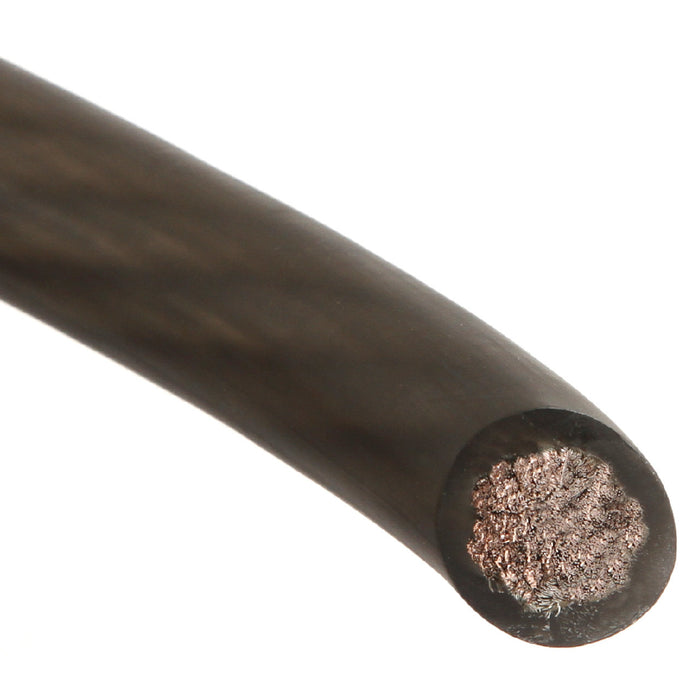 XW0BK5 5 ft. of Frosted Black 1/0-Gauge True Spec 100% Oxygen-Free Copper EnvyFlex Power/Ground Wire