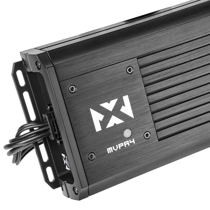 MVPA4 600W RMS Marine V-Series 4-Channel Class-D Compact Powersports Amplifier