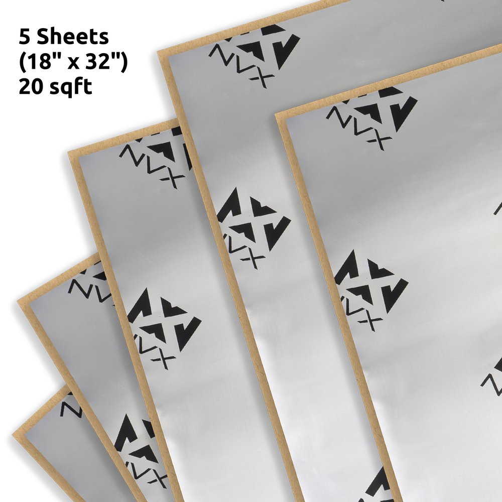 NVX SDTK20 20 Sq Ft Sound Damping Deadening Trunk Kit (5 Pieces 18x32)