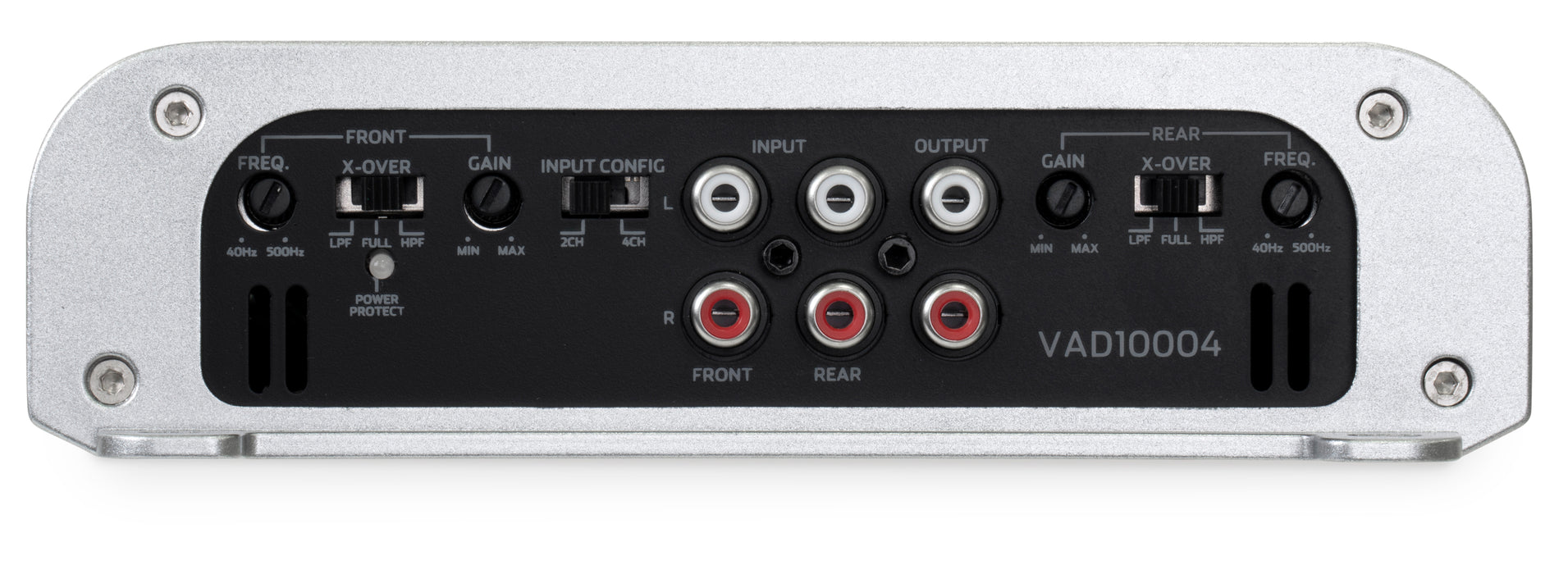 VAD10004 1000W RMS V-Series Full-Range Class-D 4-Channel Amplifier (Marine Certified)