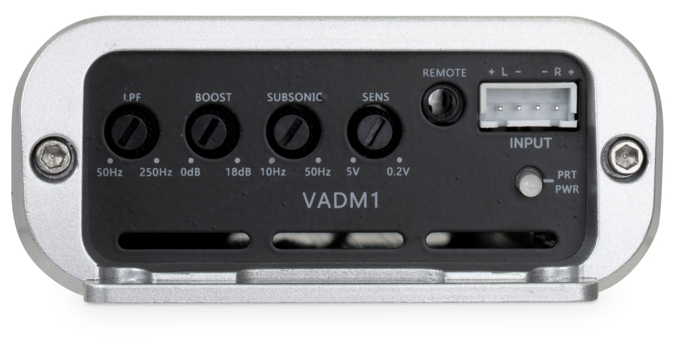 VADM1 500W RMS V-Series Micro Class-D 1-Ohm Stable Monoblock Amplifier (Marine Certified)