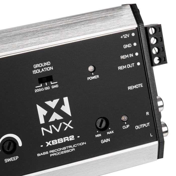 XBBR2 2-Channel Bass Restoration Processor and Line Output Converter with Impedance Matching and Remote Level Control