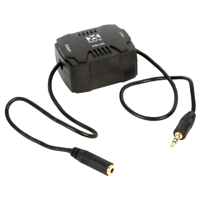 XGLI35 Ground Loop Isolator for 3.5mm Audio Cables