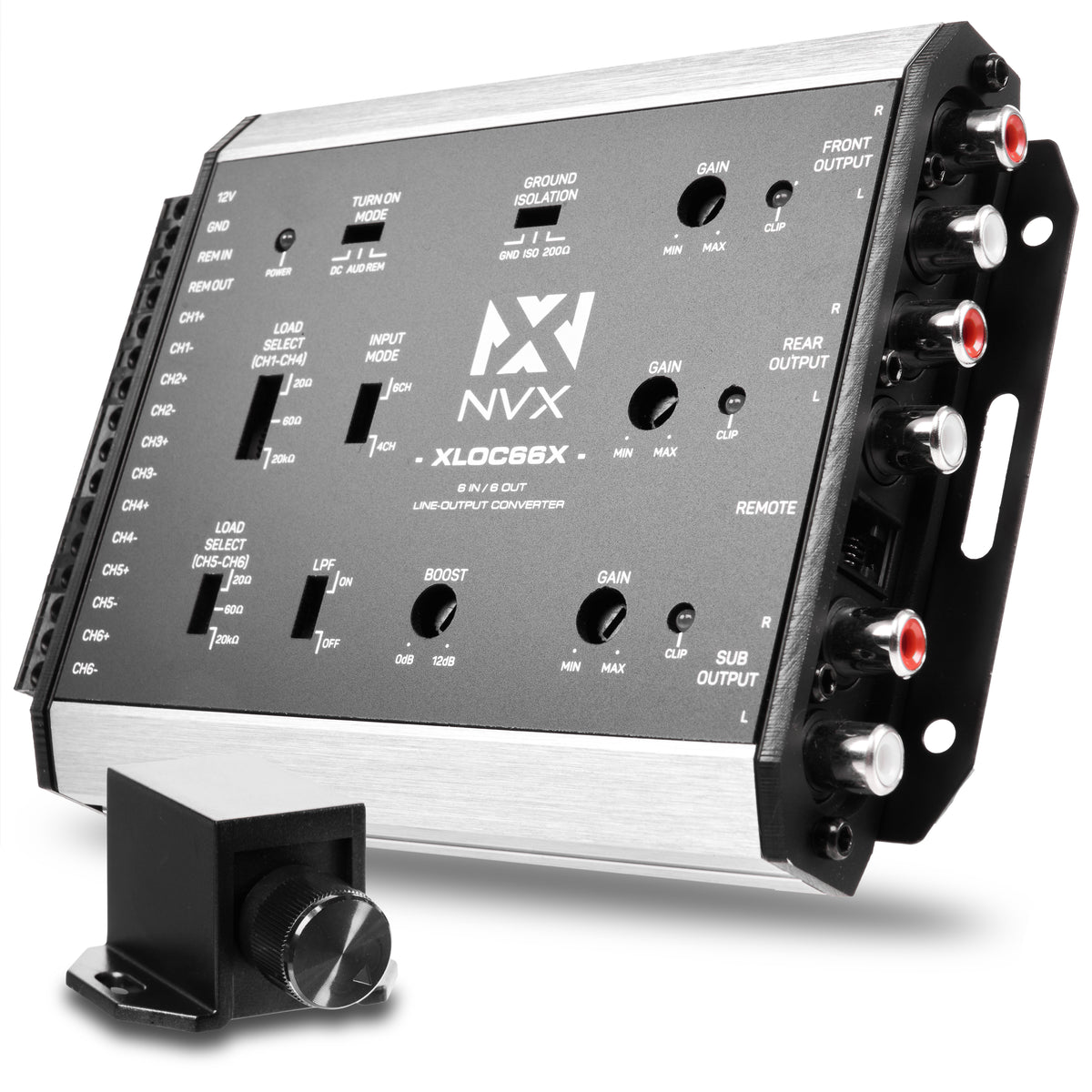 XLOC66X 6 Input / 6 Output Line Output Converter with Impedance