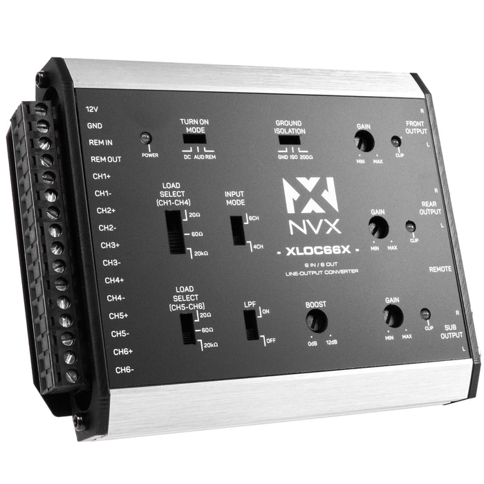 XLOC66X 6 inputs / 6 outputs High Voltage Active Line Output Converter with Impedance Matching and Remote Level Control