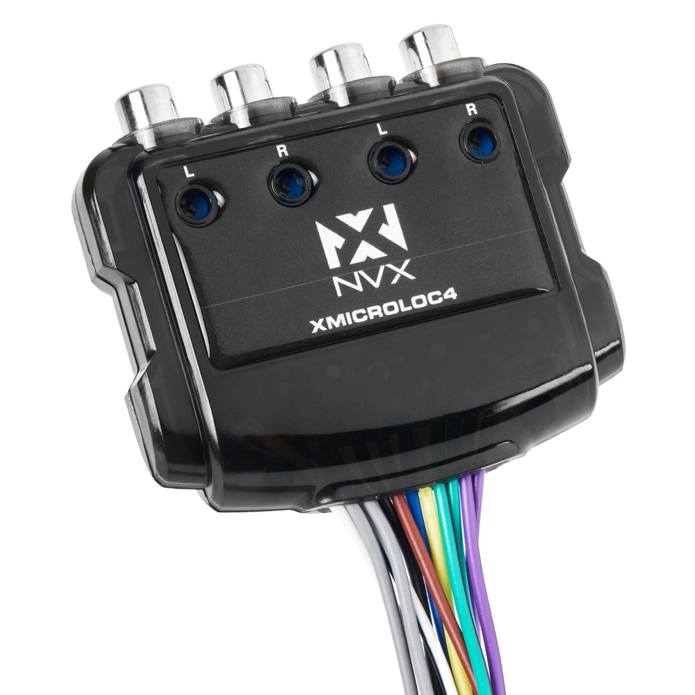 XMICROLOC4 600W RMS 4-Channel Micro Line Output Converter with