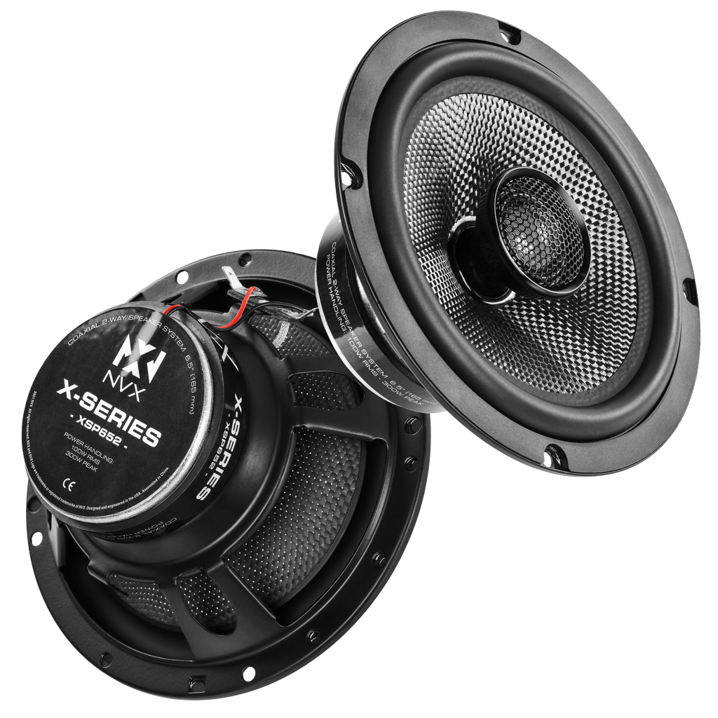 NVX® NSP65KIT Car Speakers, 600W Max, 200W RMS, 2-Way