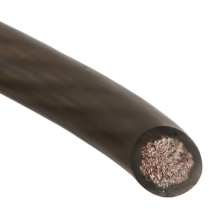 XW0BK20 20 ft. of Frosted Black 1/0-Gauge True Spec 100% Oxygen-Free Copper EnvyFlex Power/Ground Wire
