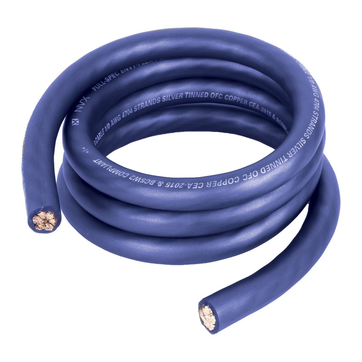 XW0BL5 5 ft 1/0-Gauge EnvyFlex True Spec Oxygen-Free Copper Power